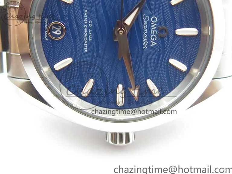 0409 Aqua Terra 150M 34mm Ladies SS VSF 1:1 Best Edition Blue Wave Dial on SS Bracelet A Reliable 7931